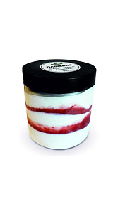 Мороженое Любони пломбир клубничный с вареньем 14% 350г