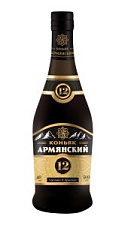 Коньяк Армянский, марочный, выдержка 12 лет 40% 0,5л