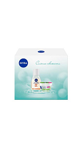 Подарочный набор Nivea Сияние свежести Мицеллярная вода+Гиалуроновый гель 307г
