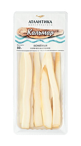 Кальмар Атлантика филе-ломтики горячего копчения 80г