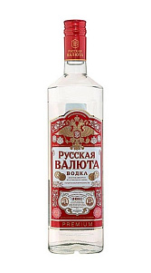 Водка Русская валюта Люкс 38% 0.1л