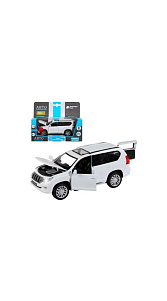 Машинка Land Cruiser Prado 1:32 белый 354г