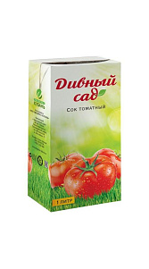 Сок Дивный сад Томатный с мякотью с солью 1л