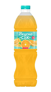 Напиток сокосодержащий ВкусноСок Апельсиновый 2л