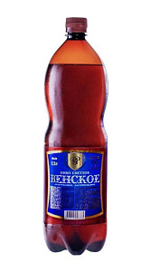 Пиво Балаковский пивовар Венское фильтрованное пастеризованное, 4% 1,5л