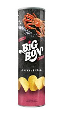 Чипсы картофельные Big Bon Снежный краб 130г