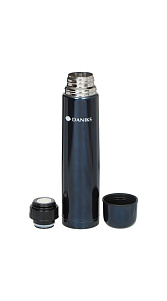 Термос Daniks синий глянец 1.2л 