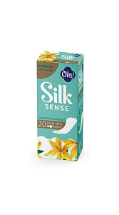 Прокладки Ola Silk Sense Daili deo Золотистая лилия ежедневные 20шт