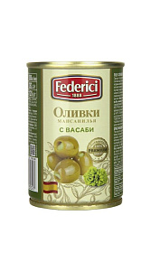 Оливки Federici мансанилья с васаби 292г