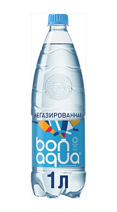 Вода питьевая Bon Aqua негазированная 1л