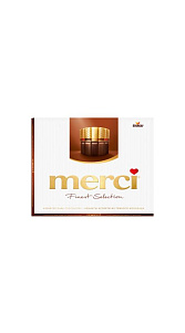 Набор шоколадных конфет Merci Темный 250г
