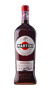 Напиток виноградосодержащий Martini Rosso красный сладкий 15% 1л