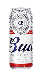 Пиво Bud светлое 5%  0.45л 