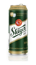 Пиво Steiger, светлое фильтрованное 4,1% 0,5л.