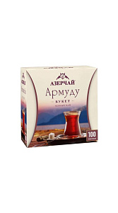 Чай черный Азерчай Армуду Букет 100пак