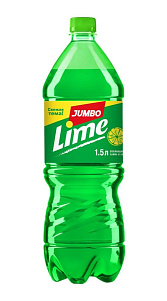 Газированный напиток Jumbo Lime безалкогольный 1.5л