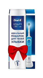 Подарочный набор Oral-B Vitality 100 Электрическая зубная щетка 370г
