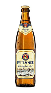 Пиво Paulaner Oktoberfest светлое фильтрованное 6% 0.5л