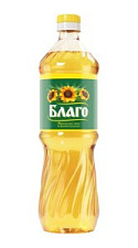 Масло подсолнечное Благо рафинированное дезодорированное первый сорт 0.87л
