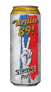 Пиво Urpin 89! светлое пастеризованное 4.0% 0.5л