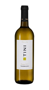 Вино Tini Trebbiano di Romagna DOC белое сух. 12% 0.75л