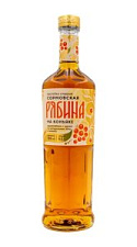 Настойка сладкая Сормовская Рябина на коньяке, 19% 0,5л.