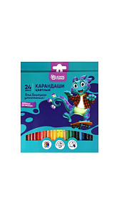 Карандаши Schoolformat Цветные 24цв