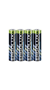Батарейка Ergolux Alkaline LR03 мизинчиковая ААА 4шт