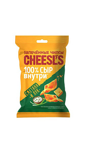 Чипсы Cheesls Запечённые с сыром сметана и лук 50г