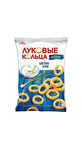 Луковые кольца Золотые Сметана и лук 100г 