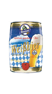 Пиво Monchshof, Weissbier светлое пастеризованное нефильтрованное 5,4% 5л