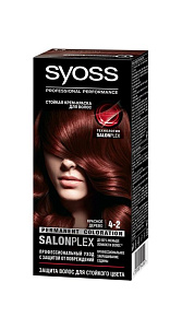 Краска для волос Syoss тон 4-2 Красное дерево 50мл 