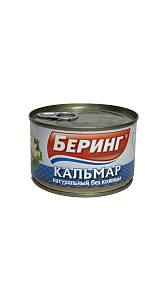 Кальмар Беринг натуральный без кожицы 240г
