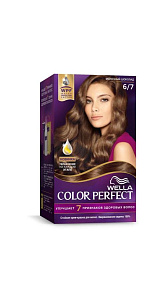 Крем-краска для волос Wella Color Perfect Молочный шоколад № 6/7 