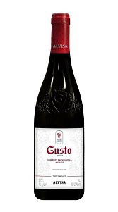 Вино Gusto Каберне Совиньон-Мерло красное п/сл 12% 0.75л