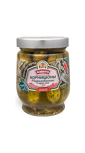 Корнишоны Кинто Маринованные с перцем чили 530г