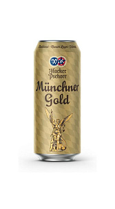 Пиво Hacker Pschorr Muenchen Gold светлое пастеризованное 0.5л