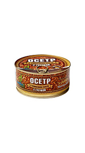 Осетр Ecofood с гречкой в оливковом масле 290г