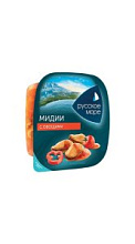 Мидии Русское море с овощами 150г