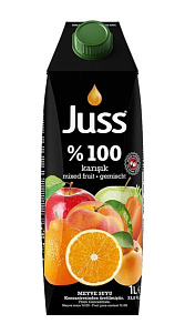 Сок Juss Фруктовый микс 1л