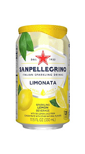 Газированный напиток Sanpellegrino Limonata безалкогольный 330мл