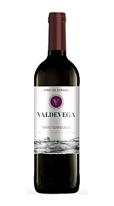 Вино Valdevega Tinto Semidulce красное столовое п/сл 11% 0.75л