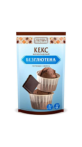 Кекс Тестов Шоколадный безглютена 250г