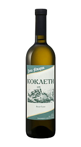 Вино Коклети  Белое столовое сух. 12% 0.75л