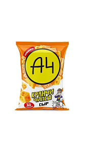 Кранчи чипсы А4 сыр 80г