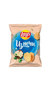 Чипсы картофельные Lays Из печи Нежный сыр и зелень 85г