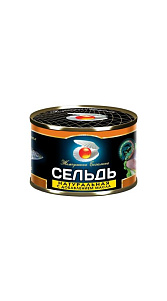 Сельдь Жемчужина Сахалина натуральная с добавлением масла 245г