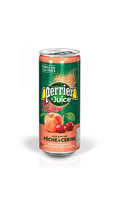Напиток Perrier&Juice с соком Персика и Вишни 250мл