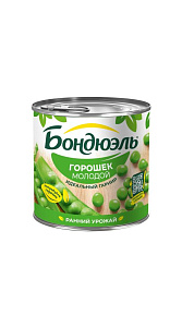 Горошек Bonduelle Ранний урожай молодой 400г