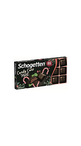 Шоколад темный Schogetten Candy Cane Mint со вкусом мяты 100г